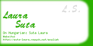 laura suta business card